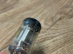 ONE TUNGSRAM ECC83 / 12AX7 SILVER PLATE DOUBLE TRIODES VACUUM AUDIO RADIO TUBE