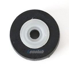 5PCS 10.5×7.2x2mm Tape Recorder Pinch Roller Wheel Rubber Pressure Belt Pulleys