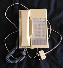 Vintage Telecom Australia Touch Phone 80s Retro Desk w Original Plug Lead