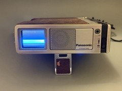 Vintage Panasonic TR-1000P 1.5” TV + AM/FM Antenna Tested And Working Complete