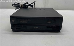 OSP HQ XR-1000 SVG 2555 Black Wired VHS Video Cassette Recorder Not Tested