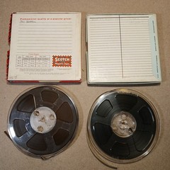 Alan Watts Mae Brussell Vintage Reel To Reel Recorded Tapes Vintage Audio Lot 5&Prime;