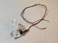 Vtg Pioneer PL-518 Direct Drive Turntable Part: Strobe Light Bulb Lamp and Lens