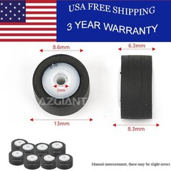 10PCS 13×8.3X6.3x2mm Pinch Roller Tape Press Belt Pulley Deck for Sony TC-WR