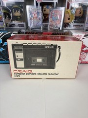 Vintage CRAIG Corporation 2629 Compact Portable Cassette Recorder