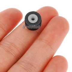 5PCS 10.5×7.2x2mm Tape Recorder Pinch Roller Wheel Rubber Pressure Belt Pulleys
