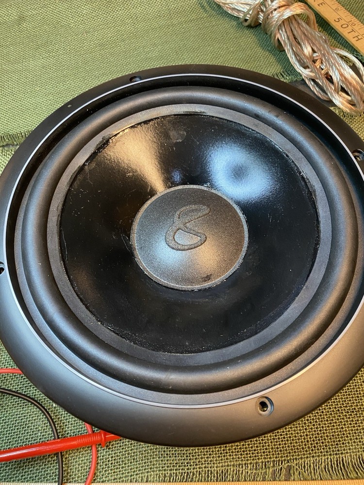 Infinity SM10-1 Woofer 71985 10&Prime; Bass Driver 3.6 Ohm Refoamed Rubber Ring Mounts