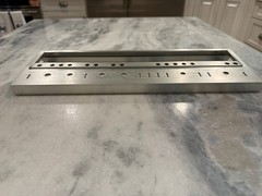 PIONEER SX-1250 PARTS OR REPAIR Faceplate No Glass Bent See Imagines Description
