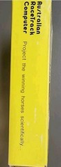 New Rare Vintage Australian Racetrack Computer Calculator in Box With Manual