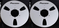 One Pair 10.5 » silver Pioneer Tape reel High Quality Aluminum Take Up Reel