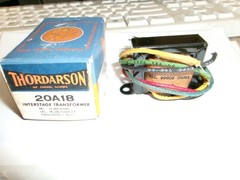 VINTAGE NOS THORDARSON TYPE 20A18 INTERSTAGE TRANSFORMER
