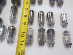 Lot Of 28 Mixed Vacuum Tubes GE, RCA, GM, Zenitn, & more