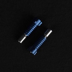 2X OTARI PIONEER Universal Trident Screw Blue Sleeves Screw Diameter 3.0mm