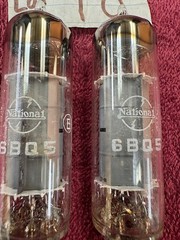 2 National 6BQ5 EL-84 tubes Akai M-8 70X Roberts Scott Fisher amplifiers Tested