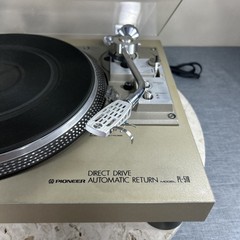 Vintage Pioneer PL-518 Direct Drive Turntable Original Box Missing Parts ** See
