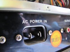 Reel to Reel Power Cord A/C Cable Replacement Teac Akai Pioneer 6&prime; AC POWER IN