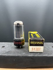 Sylvania NOS/NIB 5Y3GT vacuum tube tested & guaranteed free shipping
