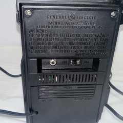 Vintage GE General Electric 7-2800B AM FM Portable Radio Two Way Power Black