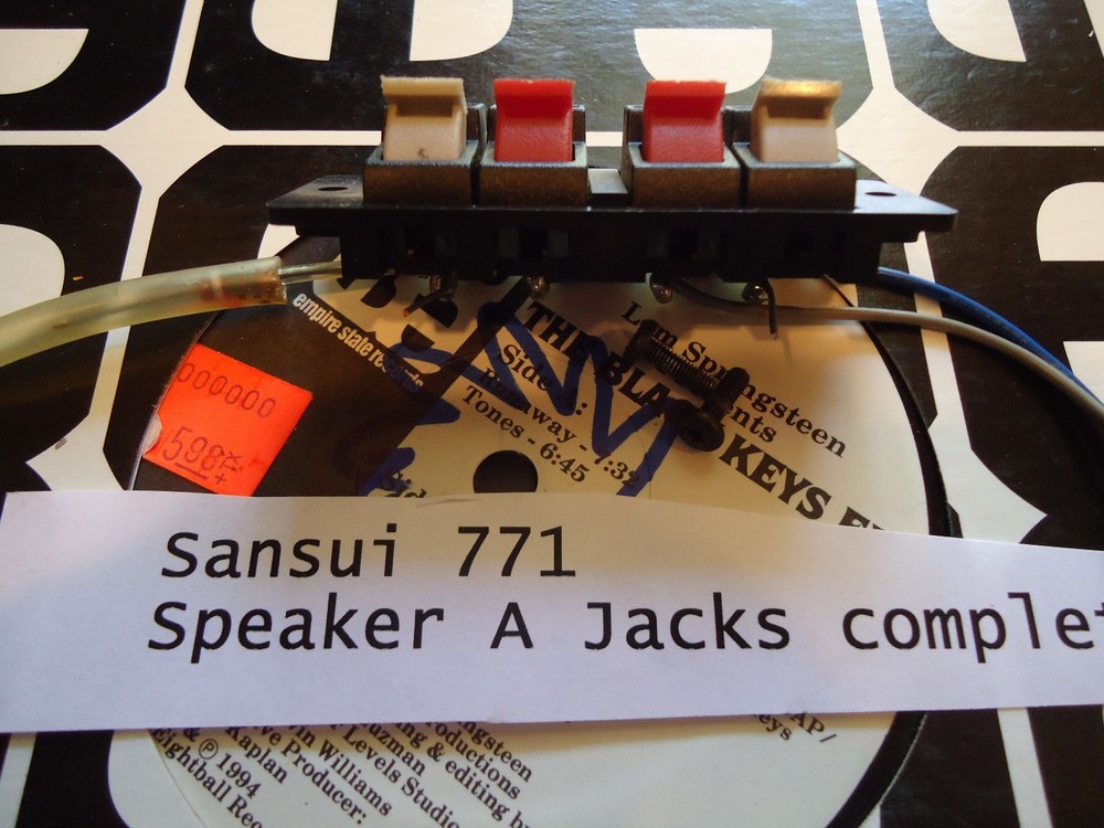 Sansui 771 Stereo Receiver Parting Out Speaker Output Jacks