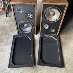 Pair Of Pioneer Centrex 10” 3 Way Speakers System 30 Watts RMS Per Channel USA