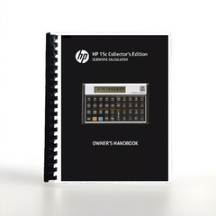 HP-15C Collector&rsquo;s Edition Scientific Calculator Owner&rsquo;s Handbook