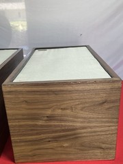 Acoustic Research AR2AX Speakers Pots Professionally Replaced Walnut Veneer
