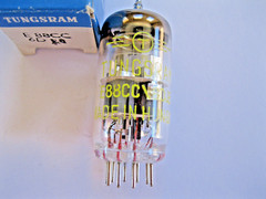 TUNGARAM E88CC/6DJ8 VACUUM TUBE MADE IN HUNGARY TV-7 TESTED NEW.