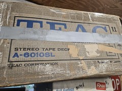 Teac A-6010 SL Vintage Reel to Reel Tested Original Box
