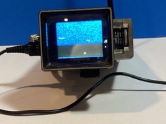Vintage 1984 Panasonic Travelvision TR-1030P TV AC/DC 4-Way Works W Power supply