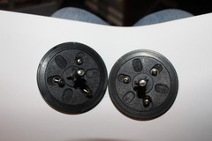akai gx-77 reel to reel tape recorder Black reel tables with screws
