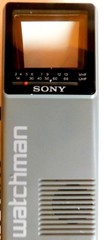 Working Vintage Sony Watchman, 1987, Model FD-10A, Made in Japan