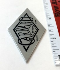 Garrard Swindon Badge Logo for Turntable Base Plinth – Custom Made Aluminum
