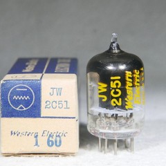 NOS/NIB Western Electric JW 396A/2C51/5670 Mil-Spec Square Getter 1960