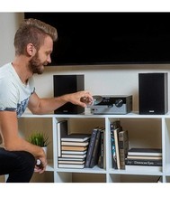 PHILIPS FM Radio CD Home Stereo System with Wireless Bluetooth 60W MP3 USB Audio