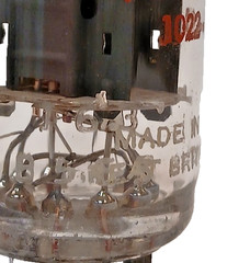 TESTED GAIN (91.0, 98.6) MULLARD BLACKBURN FOR HAMMOND 12AX7 / ECC83 TUBE