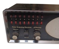 Vtg JC Penny Pinto 8 Channel Scanning Receiver AS-IS Untested FOR PARTS-REPAIR
