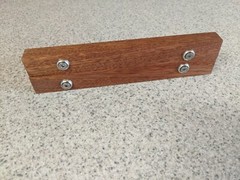 Pioneer RT-707 Side Rails, Solid MAHOGANY fits RT-701 too Cheeks Beautiful