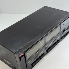 Vintage Sanyo RD W41A Dual Double Stereo Cassette Tape Deck Recorder Player