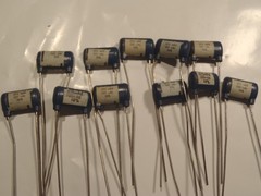 Qty(12) .015uf 100VDC Plastic Molded Film/Foil Capacitors NOS 10%