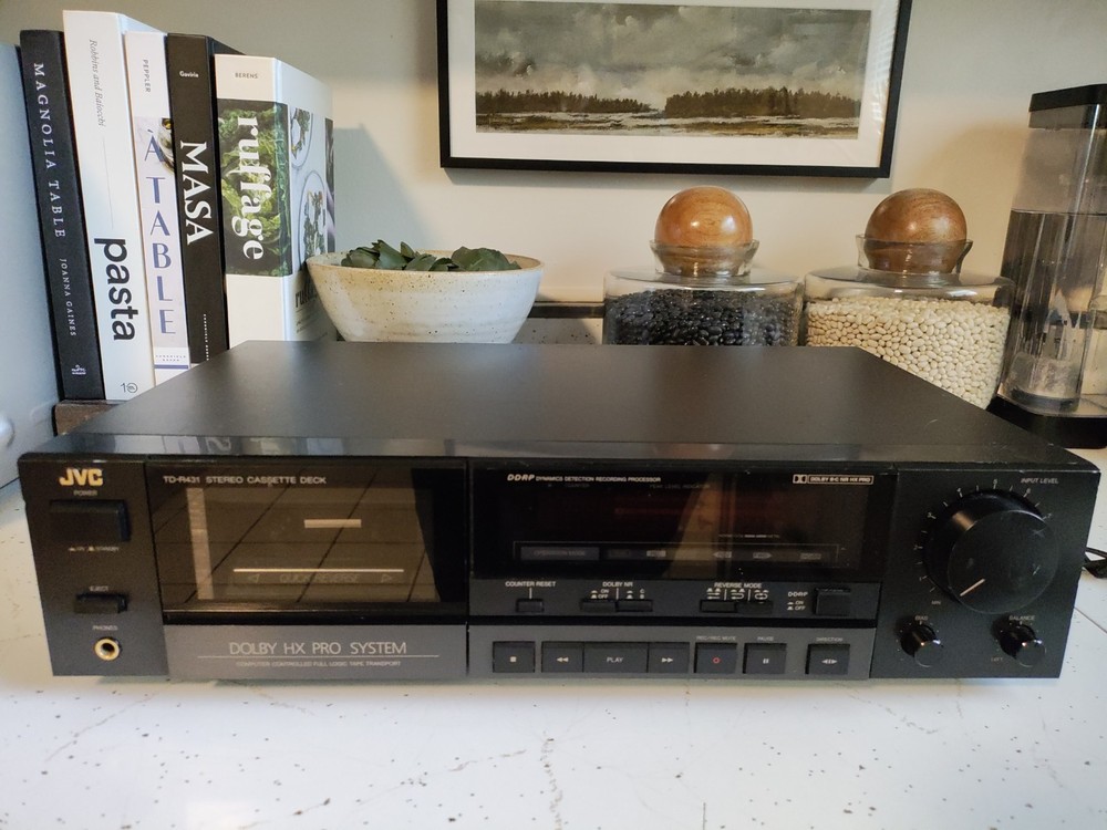 JVC TD-R431 Stereo Cassette Deck Black