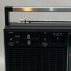 Vintage Realistic 12-653 Portable Radio AM FM WX Weather Band AC DC Antenna
