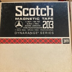 Lot of 20 Scotch 203 Tapes 1/4&Prime; x 7&Prime; Reel to Reel w/ Boxes