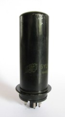 1940s Sylvania &lsquo;Leaf&rsquo; 6L6 metal Power Amp Tube-Hickok 539B tests@ 5900, min:3300