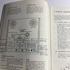 Pioneer RT- 1020L. Reel To Reel Service Manual 1973 Vintage