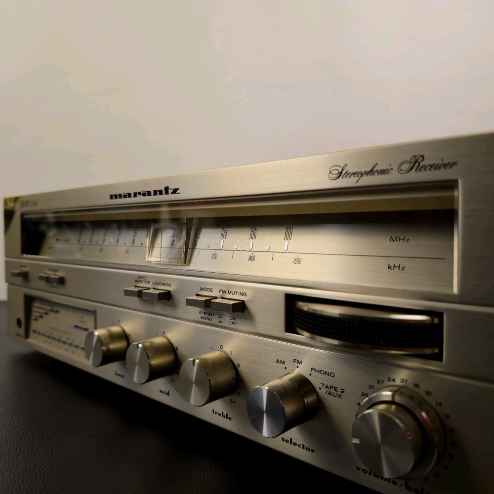 Marantz SR-3100 Receiver Champagne Very Clean Tested, Serviced Wood Case-V-Nice