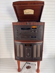 TEAC Nostalgia GF-480 Compact Hi-Fi Stereo System Turntable CD Cassette AM/FM