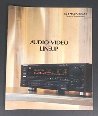 Original Vintage 1991 1992 Pioneer Audio Video Lineup Catalog Brochure Manual