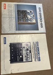 AKAI GX-280D-SS Reel to Reel Operator’s Manual & Brochure Vintage