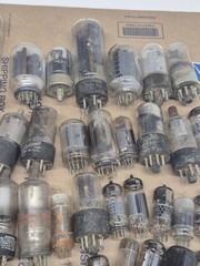 Lot Of 50+ Tubes GE Sylvania Motorola And More Mixed Brands