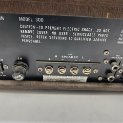 Maximus Sound Corporation Vintage Stereo Receiver Model 300 – Turns On – Read